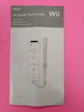 Authentic Original Wii Remote Controller Operations Manual Booklet Only