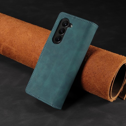 Custodia telefono portafoglio antiurto in pelle per Samsung Galaxy Z Fold 6/5/4/3 5G - Foto 8 di 37