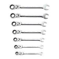 Chiavi snodo a cricchetto set 7 chiave fisse combinate snodabili