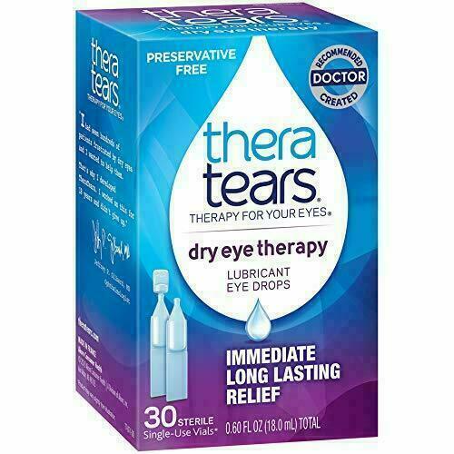Theratears Dry Eye Therapy Lubricant Eye Drops For Dry Eyes,30 Vials  11/25