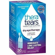TheraTears Eye Drops for Dry Eyes 30 Count Single-Use EXP:04/26 FREE SHIP 