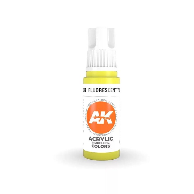 Ak Interactive AK11049 - Fluorescent Yellow 17ml - New