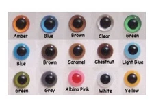 Sassy Bears 12mm Safety Eyes for bears, dolls, crafts (10 pairs) CHOOSE COLOR