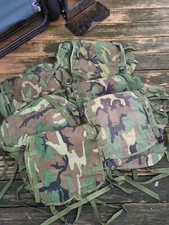 MILITARY MOLLE II MAIN PACK RUCK SACK WOODLAND CAMO 8465-01-465-2289 w/o Frame