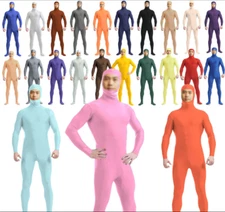 New Men Full Body Skin Suit Catsuit Halloween Party Zentai Costumes