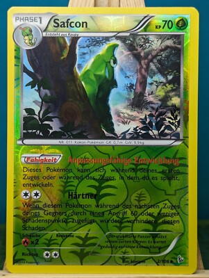 POKEMON - Flammenmeer - Safcon - 2/106 - REVERSE HOLO - deutsch