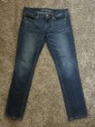 WOMENS AMERICAN EAGLE DARK BLUE SKINNY JEANS SIZE 4 JEAN — photo 1