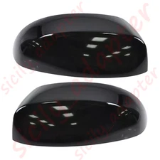 For 2007-2013 Chevy Silverado GMC Sierra Gloss black Side Mirror Cover Cap