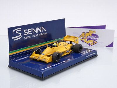 Minichamps 540873392 # Lotus Honda 99T F1 Win Monaco 1987 '' Ayrton Senna '' 1:43