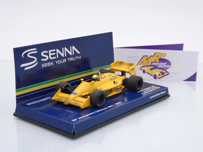 Minichamps 540873392 # Lotus Honda 99T F1 Win Monaco 1987 " Ayrton Senna " 1:43 - Bild 1 von 3
