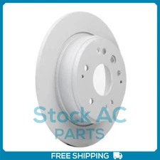 New Rear Coated Solid Disc Brake Rotor Fits Acura TL, Honda Element