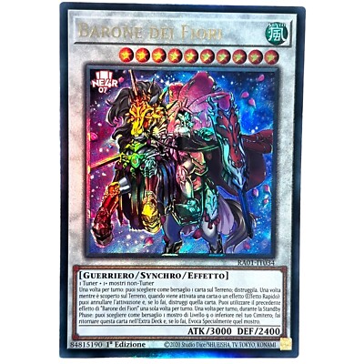 Yu Gi Oh ITA 1ED Rara Ultimate RA01-IT034 Barón De Los Flores