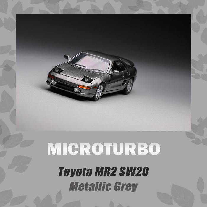 MicroTurbo 1:64 MR2 SW20 Pearl White or black Diecast Model Car in