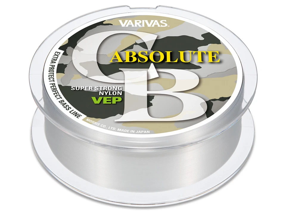 Varivas Absolute CB Nylon Natural 100m Monofilament Made in Japan - Photo 1/1