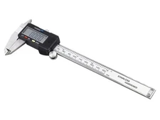 NEW Electronic Digital Caliper Stainless Steel Large LCD Screen 0-6 In With Case