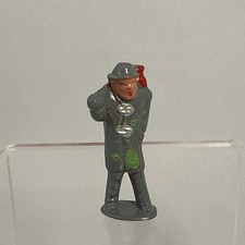 Vintage Lead figure Barclay/Manoil RR Train O gauge Hobo Hand Painted Figure Man