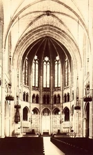 RPPC - Interior - Riverside Church - New York City Postcard