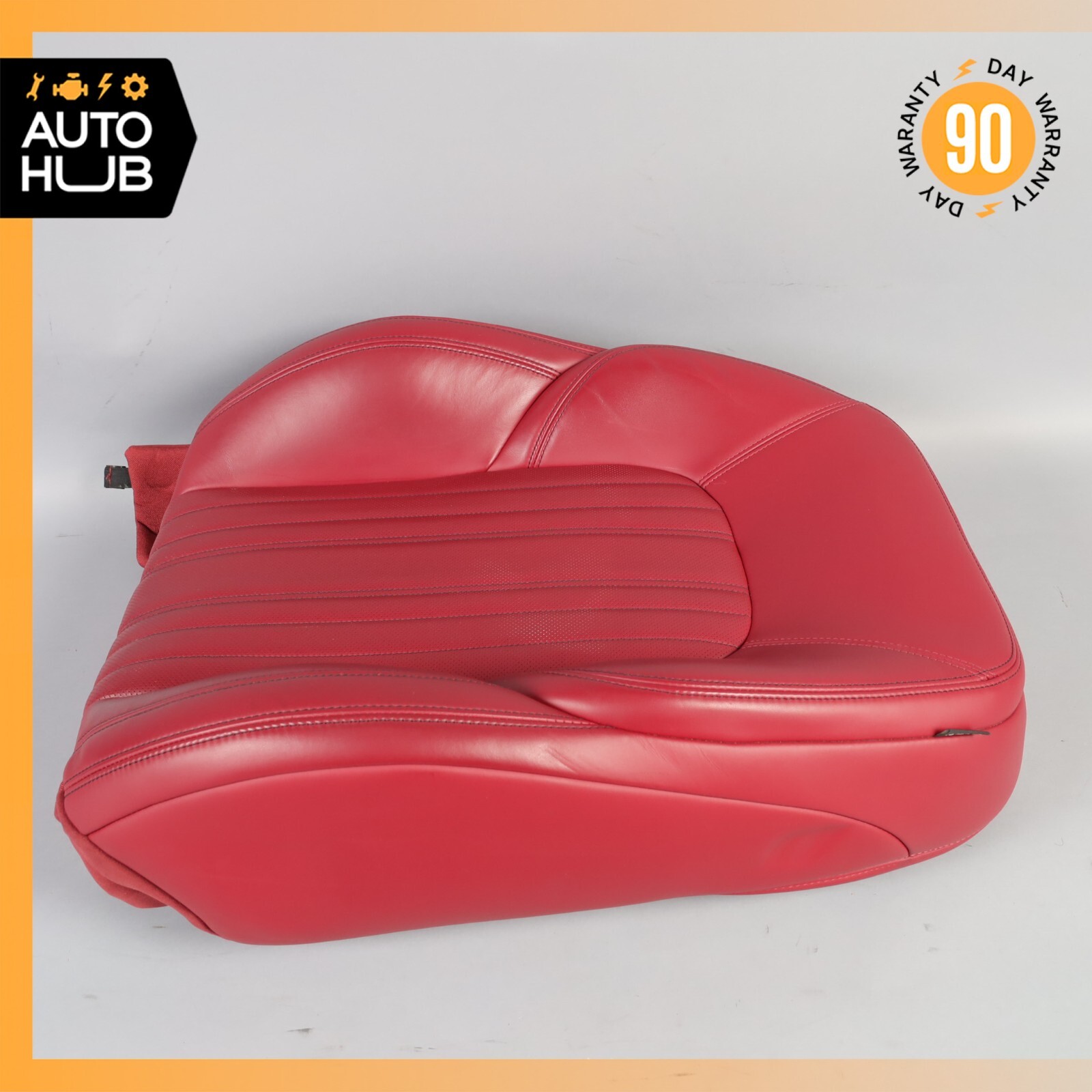 17-22 Maserati Levante S M161 Front Left Top Upper Seat Cushion Red OEM 26k