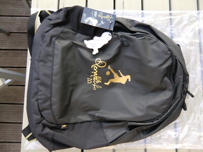 1x Ronaldinho Rucksack / Backpack 32 x 45 x 19 cm schwarz/gold neu OVP  _4
