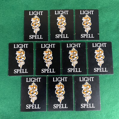 Warhammer Fantasy Battle Magic Light Spell Cards 4th Ed Games Workshop Spells GW