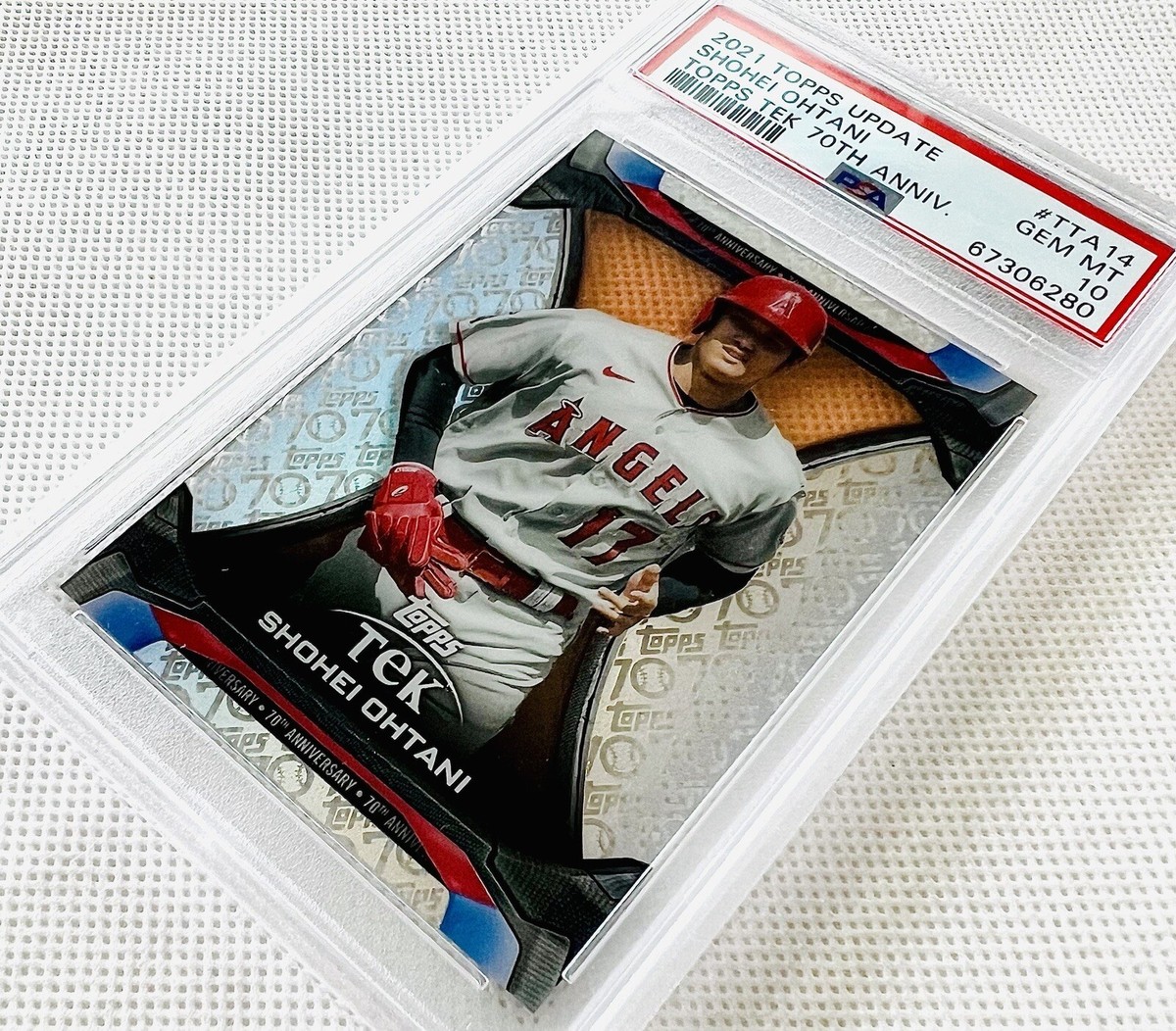 2021 Topps Update Shohei Ohtani Topps Tek 70th Anniversary 2021 Topps Update Shohei Ohtani Topps Tek 70th Anniversary