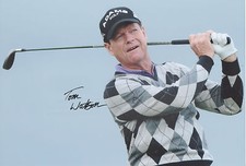 TOM WATSON Signed 12x8 Photo MASTERS, OPEN, PGA Champion COA