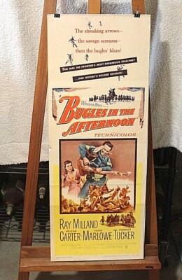 ORIGINAL MOVIE BUGLES IN THE AFTERNOON insert '52 Ray Milland, Helena Carter, 