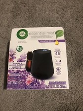 Air Wick Essential Mist BLACK Scented Oil Diffuser - LAVENDER & ALMOND BLOSSOM