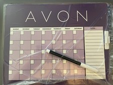 8 1/2x11" Dry Erase Magnetic Refrigerator Avon Campaign Calendar