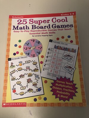 25 Super Cool Math Board Games Graded 3-6 Games That Teach Math Skills