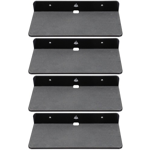 4 Pieces Wall Storage Bracket Speaker Mount Brackets Floating Shelf - Photo 10/12