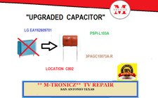 LG  EAY62609701 POWER SUPPLY EAY62609701  UPGRADE CAPACITOR 223J 1250V  TO 2KV