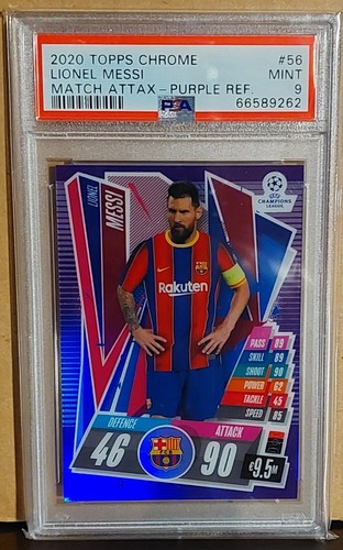 2020 Topps Chrome Match Attax - Purple Refractor Lionel Messi /299