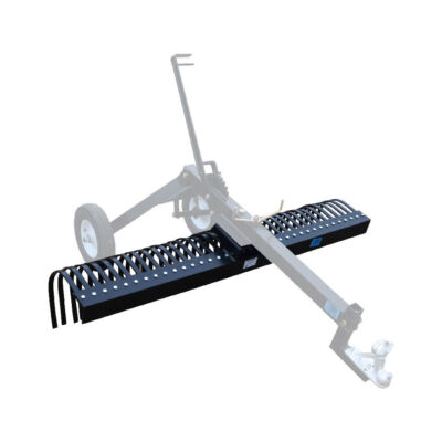 Titan Attachments 6' Landscape Rake Add-On Transformer Tow Frame, Bolt-On Rake