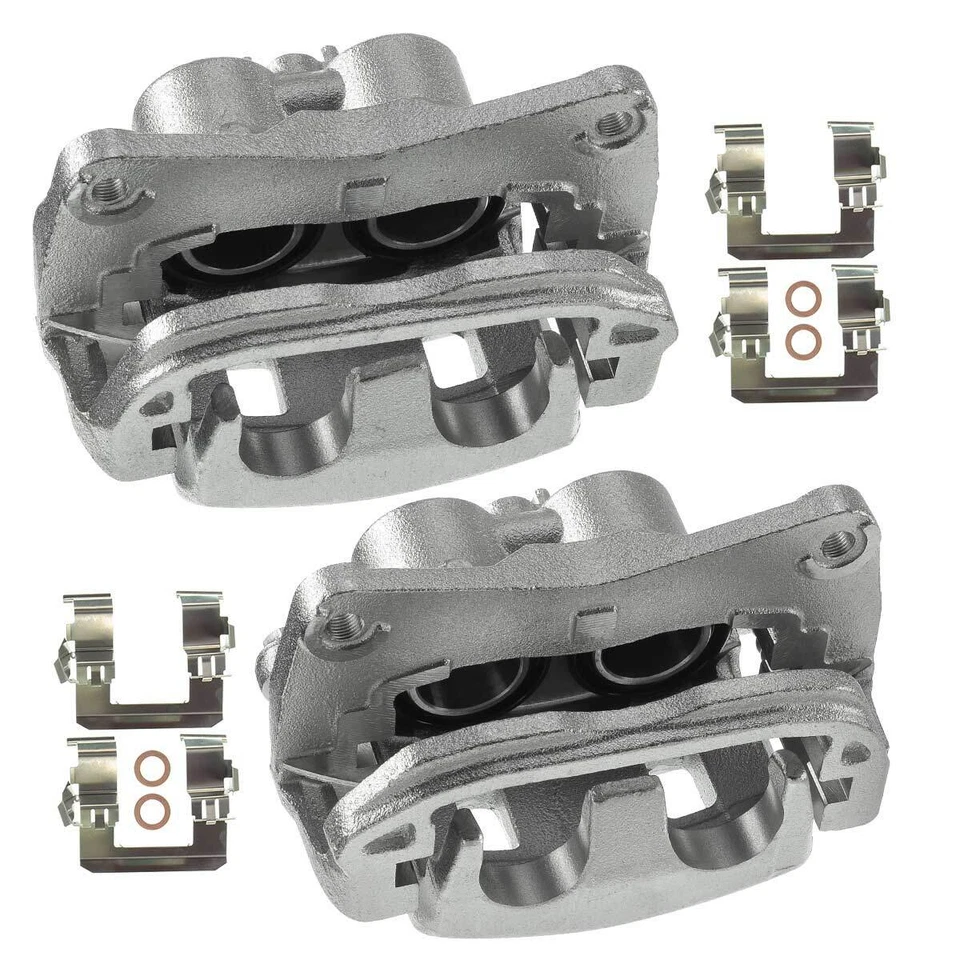 2x Pinza de freno delantera izquierda y derecha con soporte para Subaru BRZ Toyota 86 Scion FR-S Foto 3 de 4