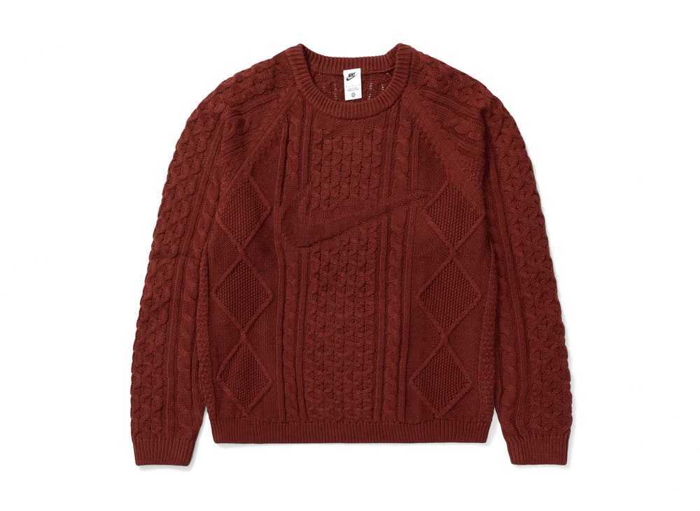 NIKE AS M NL Cable Knit Sweater LS Black Beige Oxen Brown 3colors