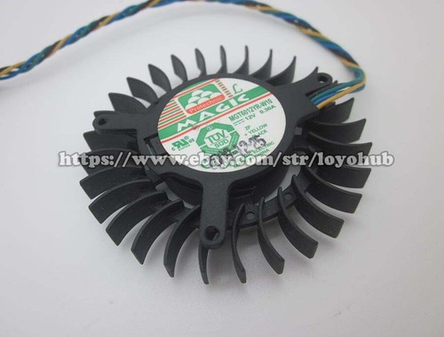 New Protechnic MGT6012YR-W10 Graphics card Cooling fan DC 12V 0.3A 4Wire 4-Pin - Picture 3 of 6