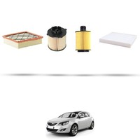 Hoffcar Wartungskit - 4 Filter Kompatibel Mit Opel Astra J, Gtc, SW 1.3 Cdti 7