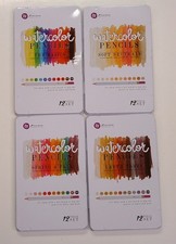 NEW SEALED PRISMA WATERCOLOR PENCILS, FOUR - 12 PIECE SETS