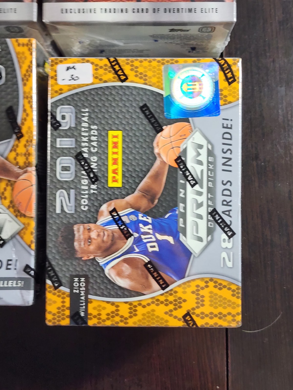 (6) Box Lot Basketball 2021 OTE 2019 Prizm Draft Blaster Rare Auto Sealed Packs view 5
