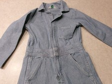 Vintage Key Imperial Coveralls Jumpsuit Youth Size  Striped Train Conductor USA