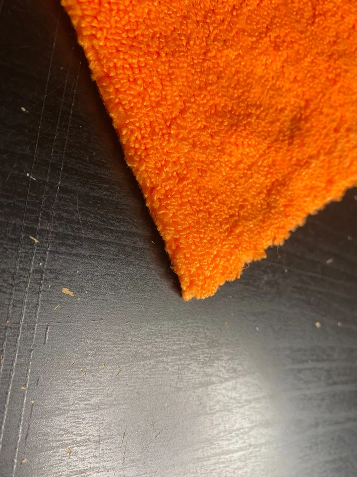 Pacote com 6 toalhas de limpeza de microfibra pano sem riscos polimento de carro detalhamento - Imagem 4 de 4