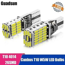 T10 W5W LED Canbus Bulb 26SMD 600LM Car Interior Reading Light 12V