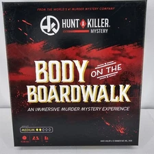 Hunt a Killer Body on the Boardwalk Immersive Murder Mystery Board Game Clues