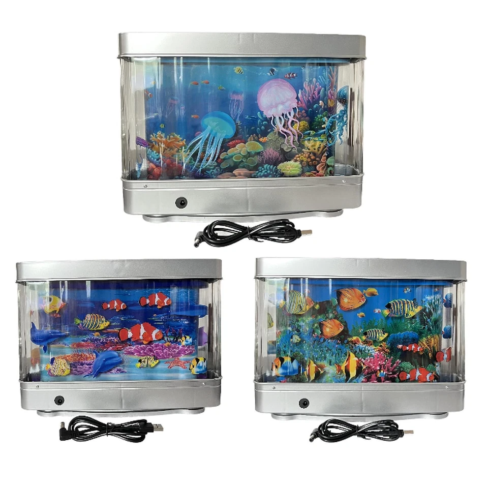 Fausse veilleuse LED pour Aquarium, lumière ambiante pour chambre à coucher, - Photo 1/1