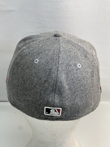 Cincinnati Reds New Era 59fifty Hat Fitted 7 1/4 Gray 50% Wool MLB Baseball - Picture 5 of 9
