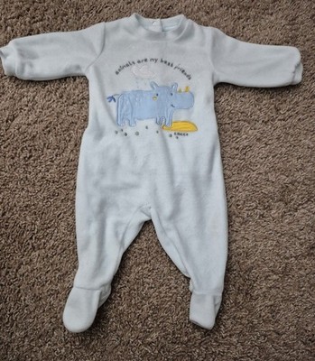 My first chicco footie size 3 months