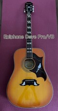 Epiphone Dove Pro Chitarra Elettrica Acustica Fishman Preamp Condizioni Pulite