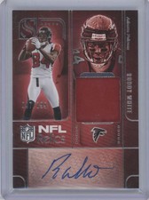 2025 Panini Silhouette Football Roddy White #NRA-RWE /199 Auto NFL Relics