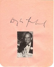 Douglas Fairbanks Sr Signature / 1935